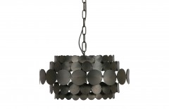 HANGING LAMP DARK BRASS DOT 